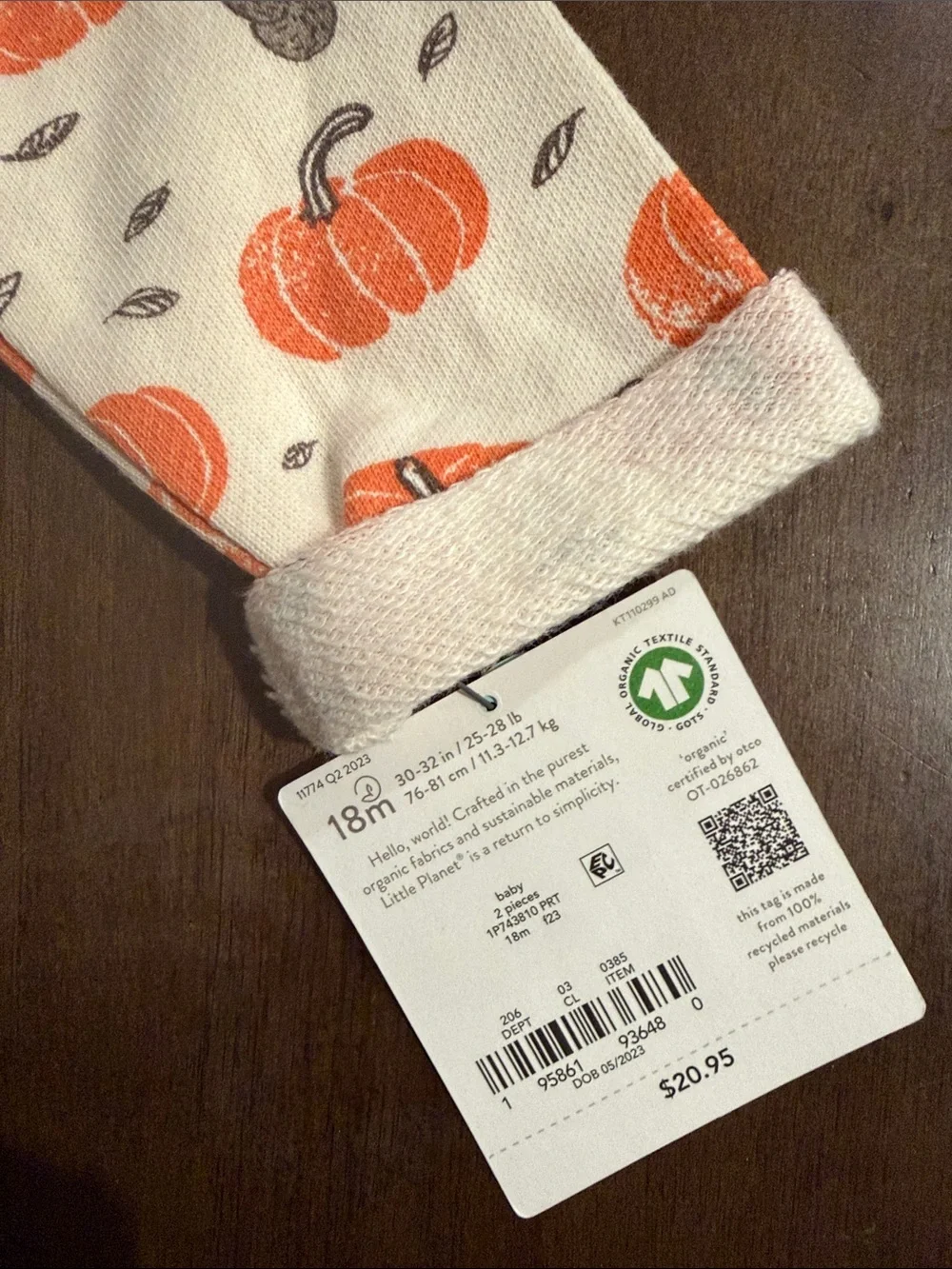 NWT Little Planet by Carters Set 18months